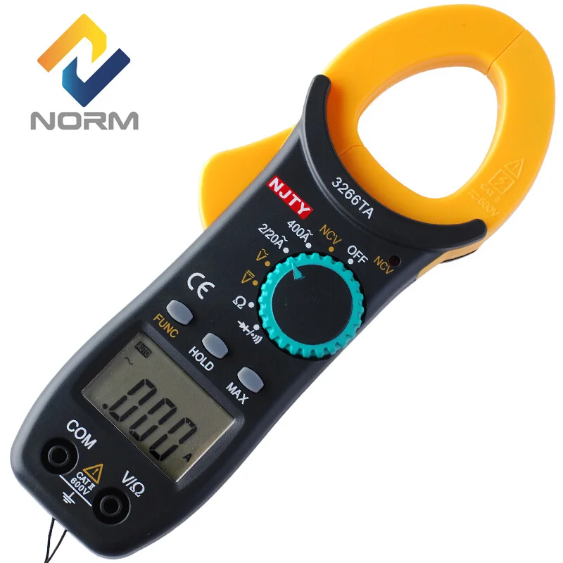 

Norm NCV Digital Multimeter Clamp Meter Auto Ranging AC/DC voltage meter