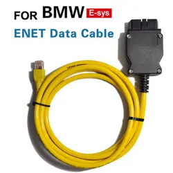 KWOKKER ESYS 3.23.4 V50.3 кабель для передачи данных для bmw ENET Ethernet к OBD интерфейсу E-SYS ICOM кодирование для F-serie Бесплатная доставка