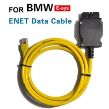 KWOKKER New ESYS 3.23.4 V50.3 Data Cable For bmw ENET Ethernet to OBD Interface E-SYS ICOM Coding for F-serie Free Shipping
