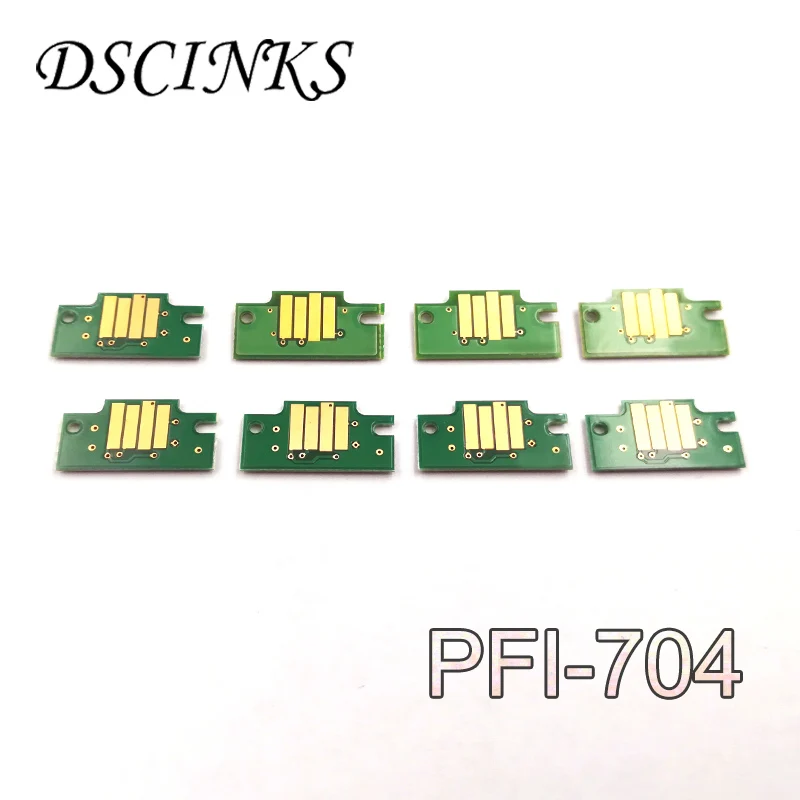 

8 PCS PFI-704 Ink Cartridge Chip for Canon IPF8300S IPF8310S IPF-8300S IPF-8310S IPF 8300S 8310S Printer PFI 704 PFI704