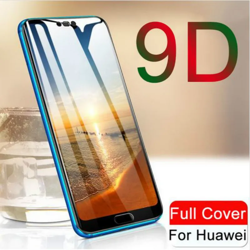 9D полное покрытие Стекло для huawei Y9 Prime Y7 Y6 Y5 закаленная пленка для Honor 10i 20i 10 8 9 Lite 8A 8S 8X 8C защитный Стекло es