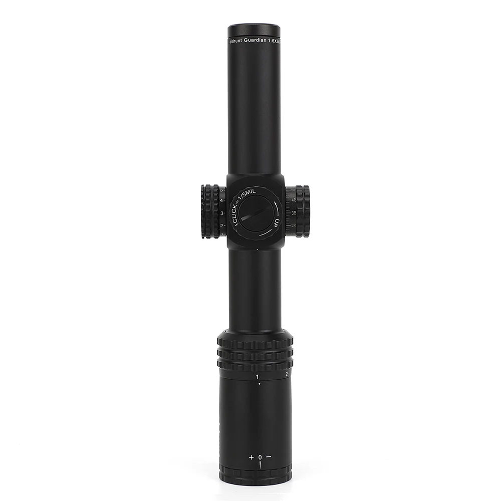 Ohhunt Guardian 1-6x24 IR Охота Оптический Компактный прицелы стекло травление Сетка Красный освещает Тактический стрелковый прицел