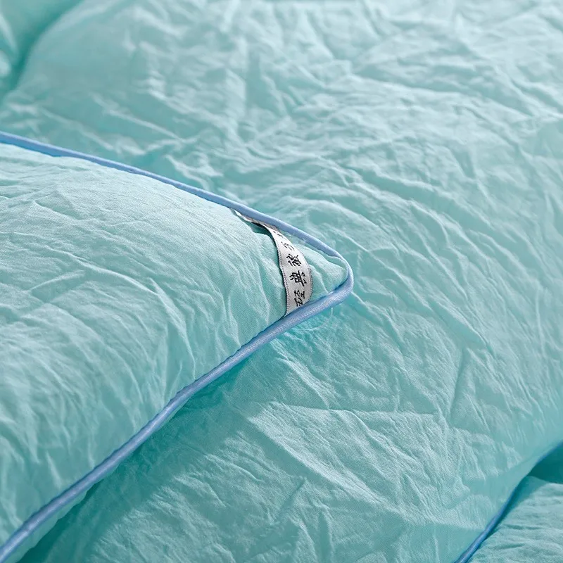1 шт., зимнее стеганое одеяло из стираного хлопка edredon dream, синее стеганое утепленное одеяло, новое постельное белье edredom, зимнее пуховое одеяло с набивкой