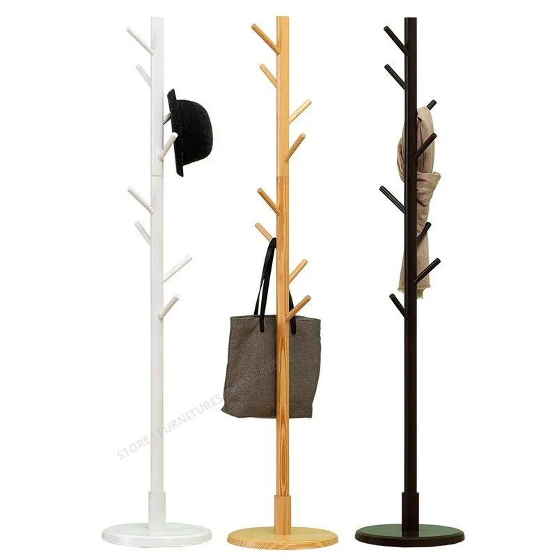

Porte Manteaux Mural Racks For Clothes Garment Rack Hat Stand Wooden Clothes Stand Hanger Rack Wall Coat Jacket Holder