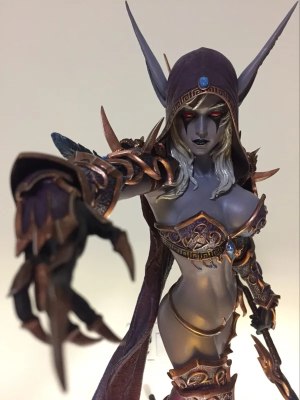 Модель вентиляторов wow Sylvanas Windrunner 66 см высота gk смолы статуя содержит светильник глазная фигура для коллекции