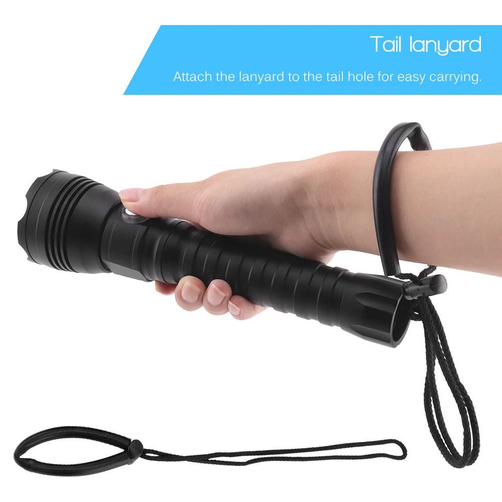  BORUiT A28 XHP70.2 LED Scuba Diving Flashlight Underwater 100M Torch Max 10000lumens 4-Mode Dive La - 32906217867