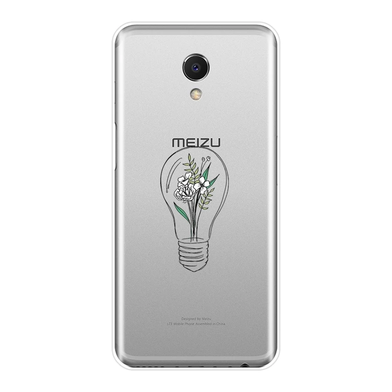 Мягкий силиконовый светильник для Meizu M6 M6S M6T M5 M5C M5S M3 M3S M2|Бамперы| |