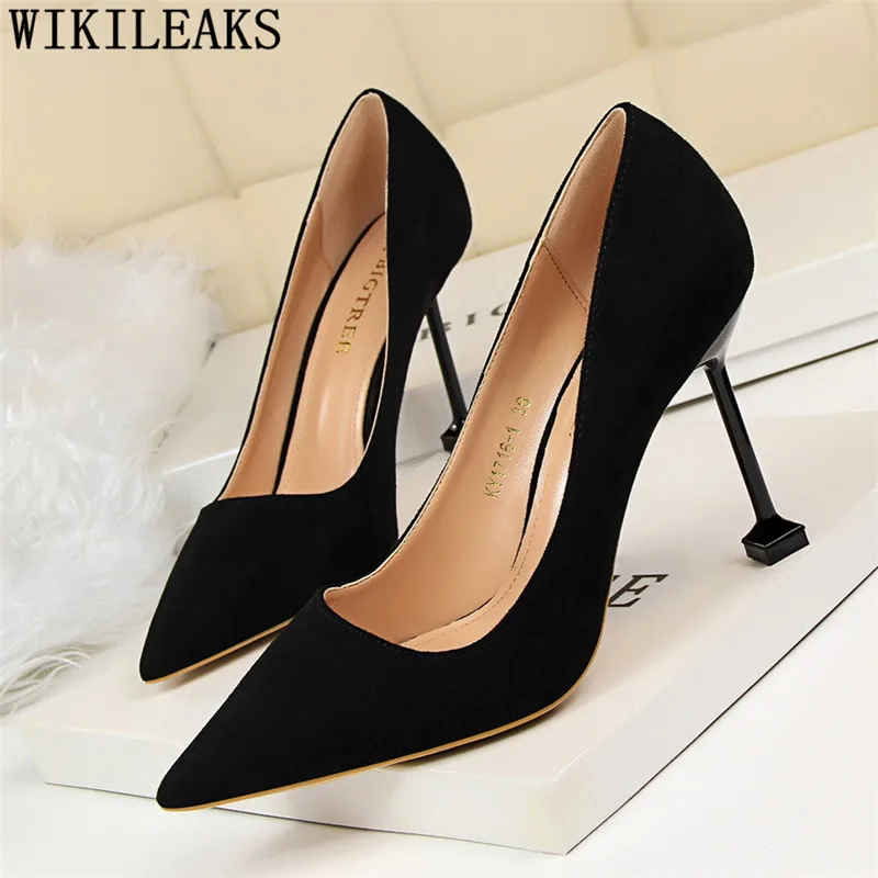 black pumps high heelsbigtree shoes fetish high heels wedding shoes women dress shoes women green heels  zapatos tacon mujer