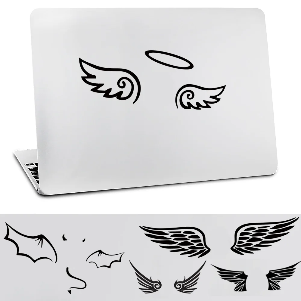 

Wings Angle for Logo for Apple Decal for Macbook Skin Air 11 13 Pro 13 15 Retina Computer Laptop Vinyl Adesivo Sticker