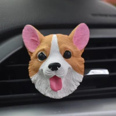 Welsh corgi pembroke Автомобильные украшения на вентиляционное отверстие, автомобильные аксессуары для украшения