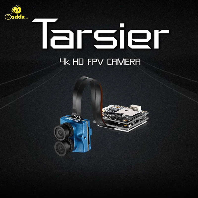 Caddx Tarsier 1200TVL 4K 30fps HD Dual Lens Super WDR WiFi FPV Recording Camera with DVR Dual Audio OSD NTSC/PAL for FPV RCdrone