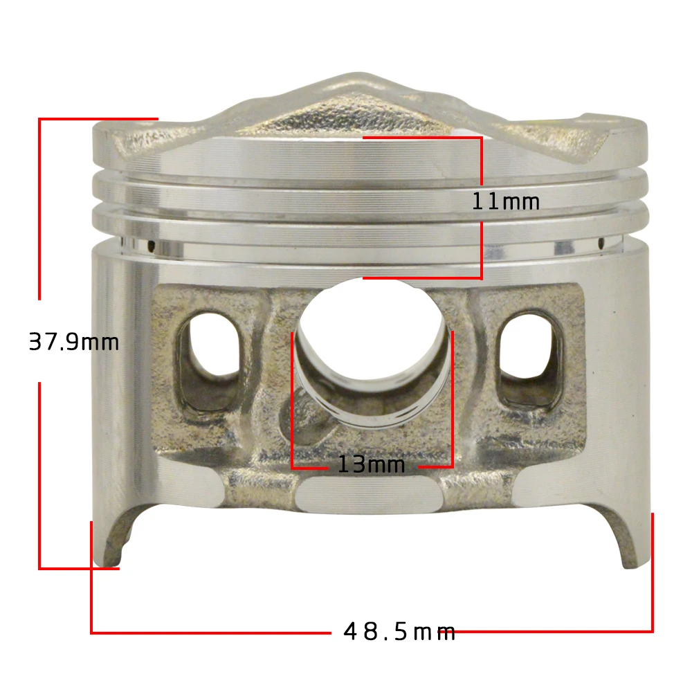 Buy DUOCHUAN Motorcycle High Chromium faced aluminium