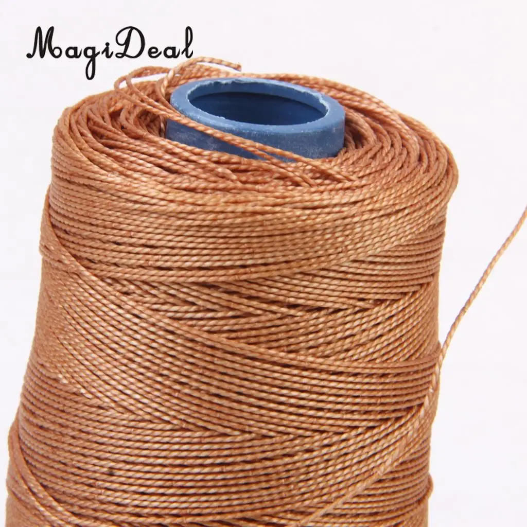 350M 80LBS Coffee Nylon Twisted Bowstring Thread Kite Line String Sewing Cord for Outdoor Hunting Archery Camping Clothes Access