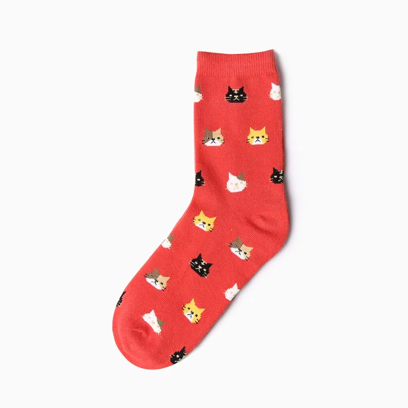 Harajuku Women Cartoon Animal Socks Casual Cotton Ankle Breathable Soft Socks Summer Thin Customized Funny Cartoon Hipster Sox