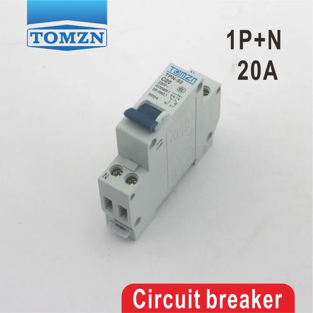 DPN 1P + N 20A Мини автоматический выключатель MCB|breaker point|mcb circuit breakerbreaker relay |
