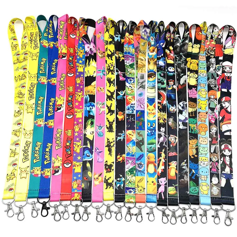 20/лот Espeon Umbreon Ash Ketchum Mewtwo Ho Oh Eevee Jolteon Flareon Lanyard Key Card ID Chain шейный ремень вечерние в