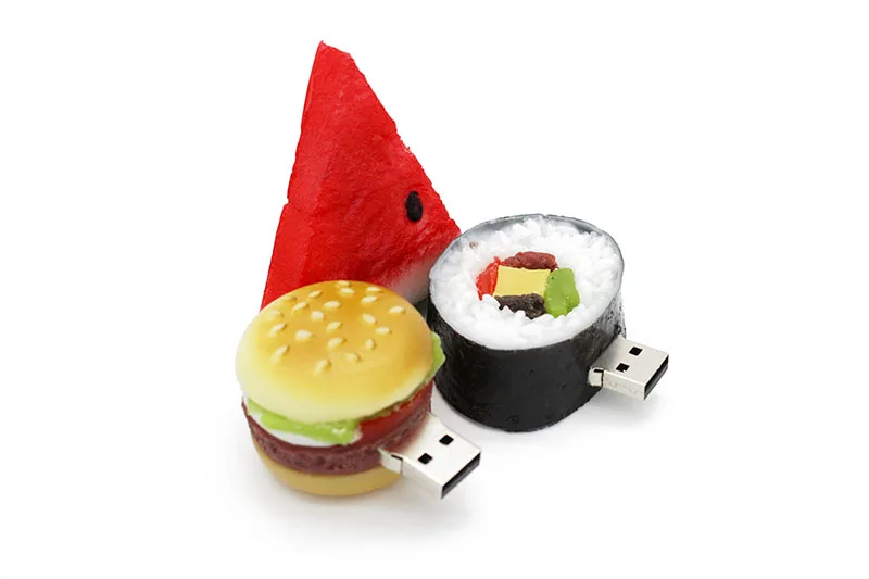 Kdata Hambugar Burger еда серия Usb флеш-накопитель креативный суши флеш-накопитель 4gb 8gb 16gb 32gb Memoria Usb Подарочная игрушка