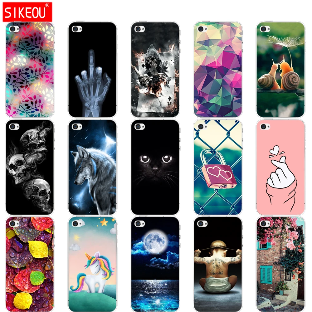 

silicone Case For iphone 5s 5 s se 4 4s Case soft tpu phone Shell Cover For Apple iPhone 6s 6 s plus Fundas coque etui bumper