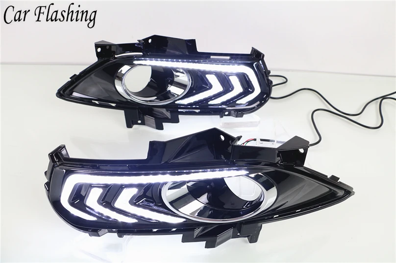 

Car Flashing 1set for Ford Mondeo Fusion 2013 - 2016 LED DRL Daytime Running Light Daylight Waterproof Signal Styling light