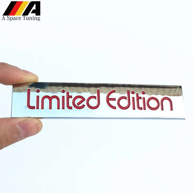 

Car Accessories 3D Limited Edition Emblem Sticker Badge Rear Decal Logo For VW Toyota Honda Ford BENZ Audi BMW Buick Skoda Opel