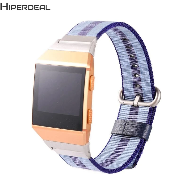 HIPERDEAL новый релиз спортивный тканый нейлоновый браслет ремешок для Fitbit Ionic Hot 17Dec16