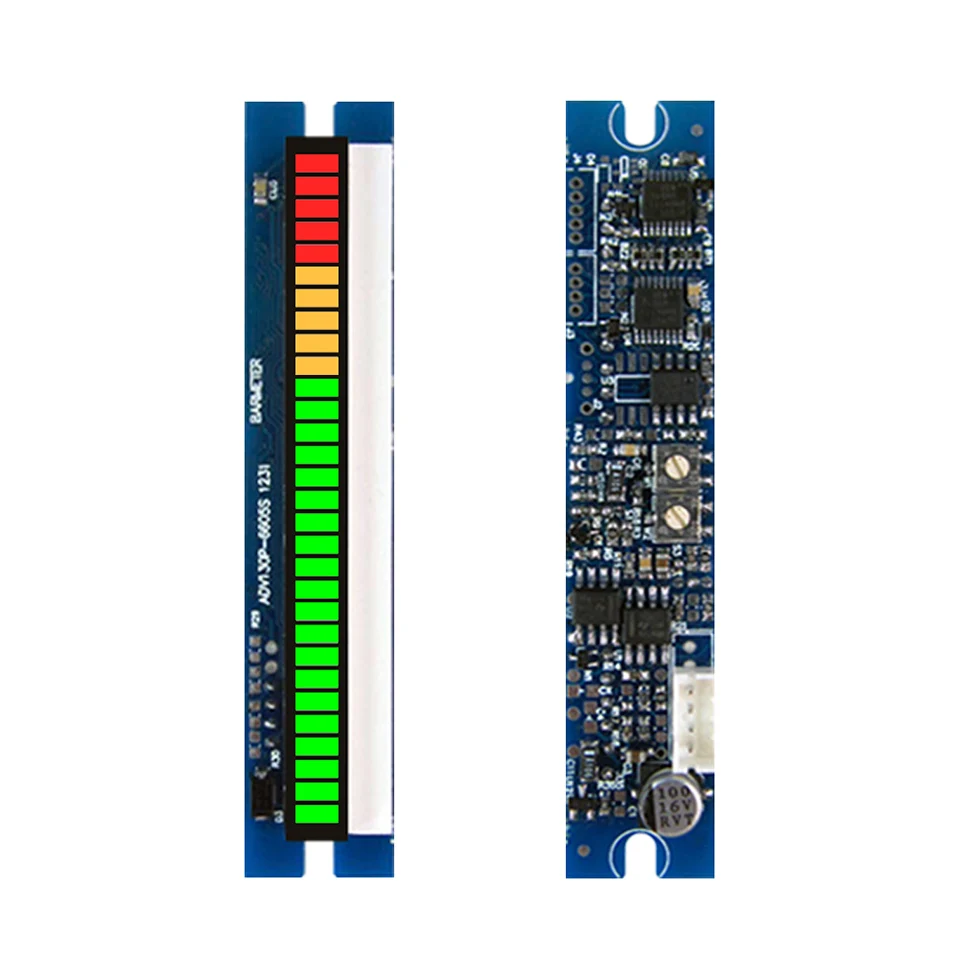 

30-segment 3-color VU meter-level indicator volume spectrum display LED VU instrument light for displaying volume DC5V