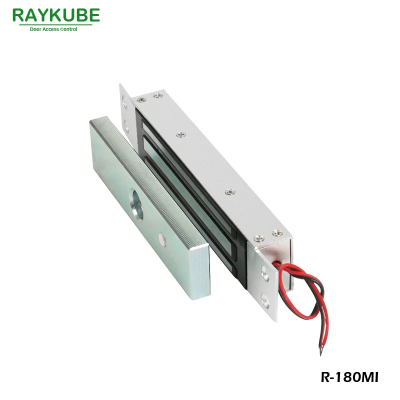 RAYKUBE Электрический магнитный дверной замок 180 кг 390LB с врезным креплением для Dooe система контроля доступа R-180MI
