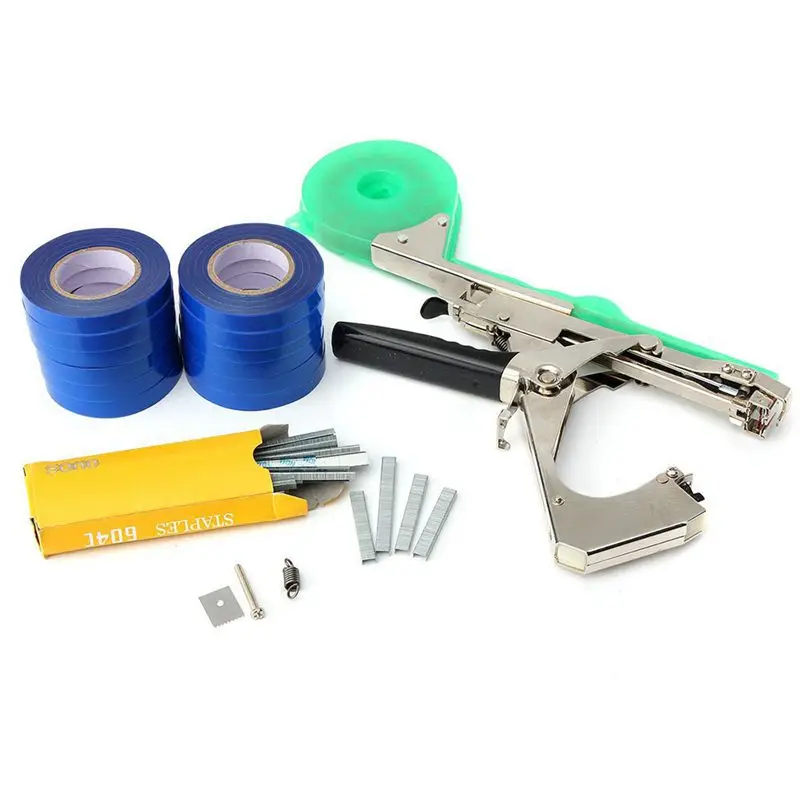 

Tying Machine Plant Garden Plant Tapetool Tapener With 12 Rolls Tape Set For Vegetable, Grape, Tomato,Cucumber, Pepper Flower