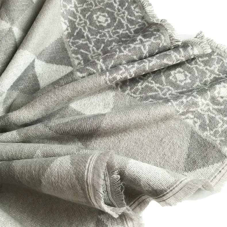 Аксессуары для одежды, шарфы и палантины, геометрический кашемировый квадратный шарф
