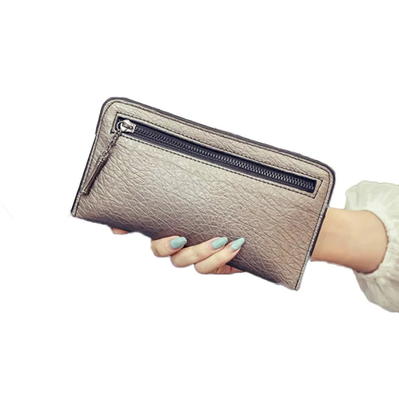 Women Wallets Brand Design High Quality PU Leather Wallet Female Hasp Fashion Dollar Price Long Women