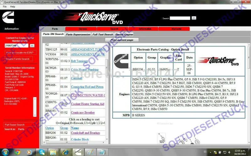 

Forcummins QuickServe DVD - for All Families Engines 2016+expired crack