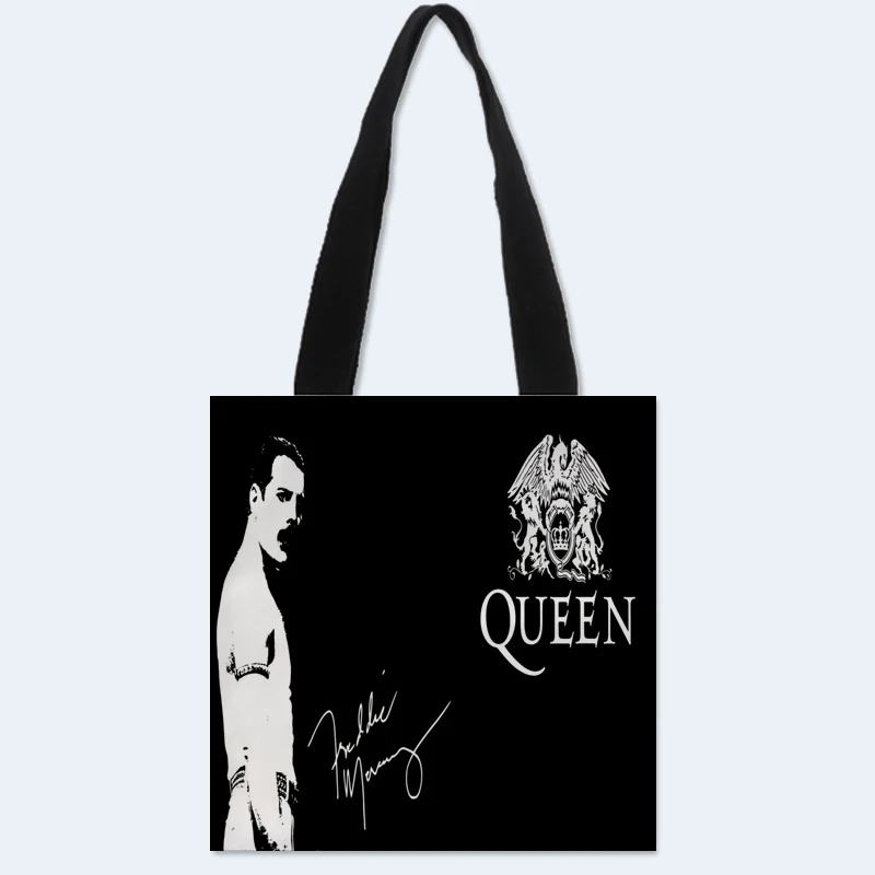 Сумка на плечо Freddie Mercury с принтом заказ Холщовая Сумка-тоут женская сумка-книга