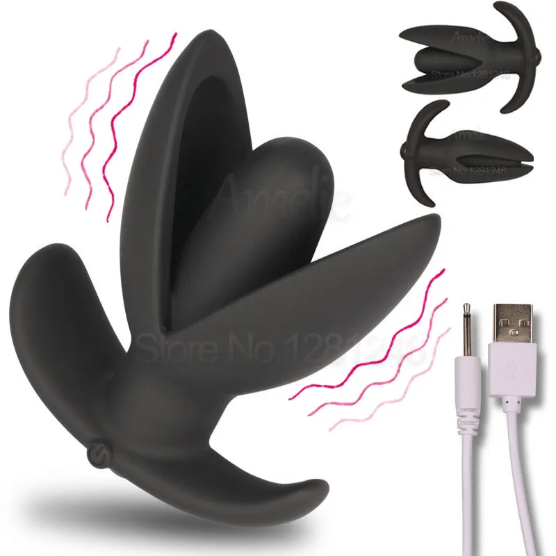10 Режим USB Анальный вибратор вибрирующий массажер простаты открытие Анальная