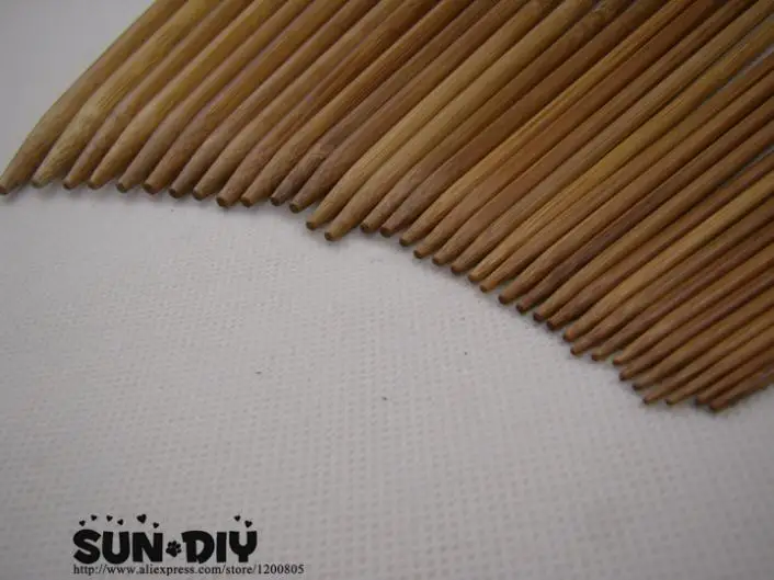 С острым носком Бамбуковые Спицы для вязания 25,35 см 18 пар/размеры 2,0-10,0 мм для поделки своими руками Вязаные изделия