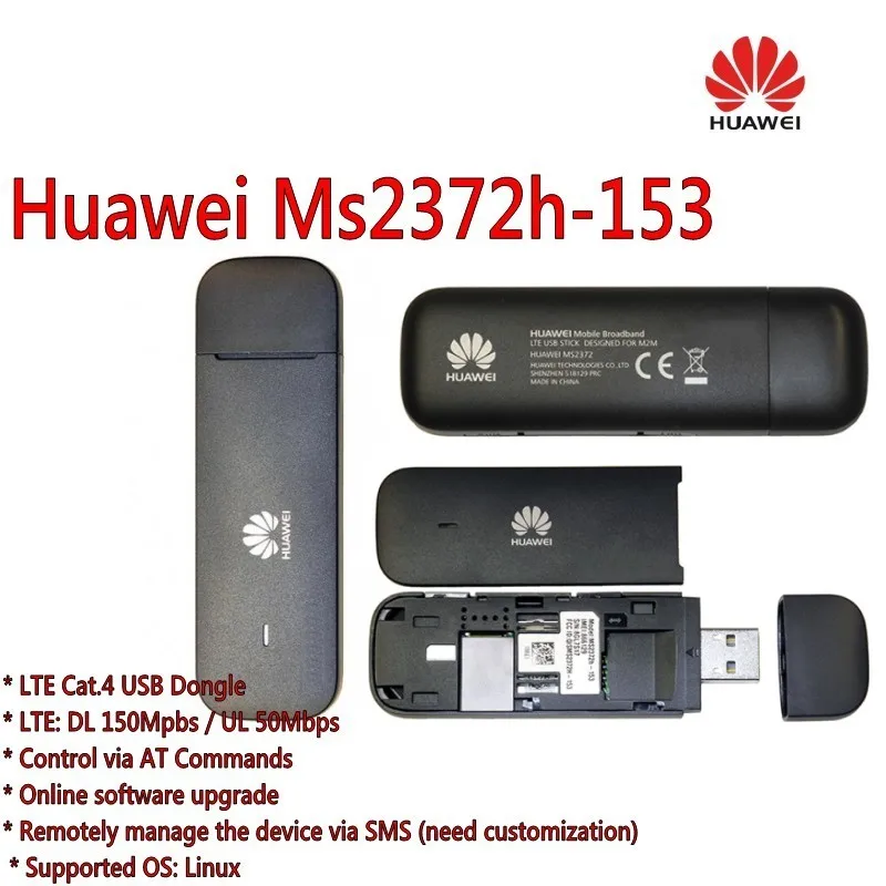 Открыл Huawei ms2372h-153 с Телевизионные антенны 4 г LTE 150 Мбит usb-модем, Мобильный Wi-Fi Dongle и 4 г USB Wi-Fi ключ PK e8278 e8377