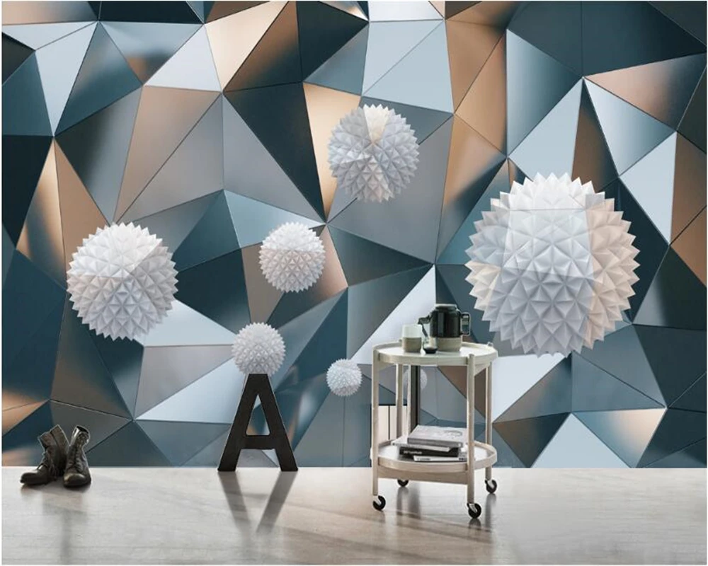 Beibehang Modern Classic Ornament Painting Wallpaper 3d Floating Sphere Geometric Pattern Graphic Background 3d Wallpaper Tapety Background 3d Painting Wallpaper3d Wallpaper Aliexpress