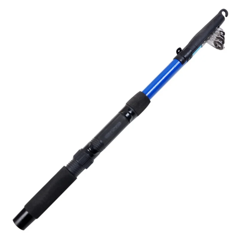 

Portable Telescopic Fishing Rod Travel Sea Fishing Spinning Rod Fishing Tackle Glass Fiber Fishing Pole