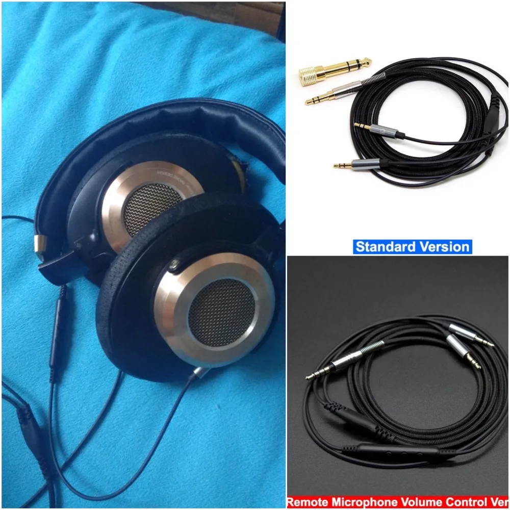 

5N OFC Hifi Cable Wire Line For Xiaomi Xiao Mi Over Ear Headphone Headset All Smartphones Remote Control