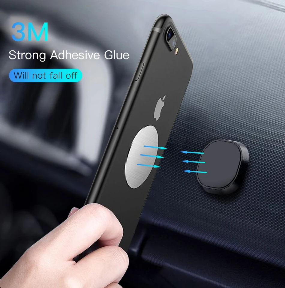 !ACCEZZ 10pcslot Magnetic Metal Plate Disk For Car Phone Holder Iron Sheet Sticker Thin For Magnet Universal Mobile Phone Stand (2)