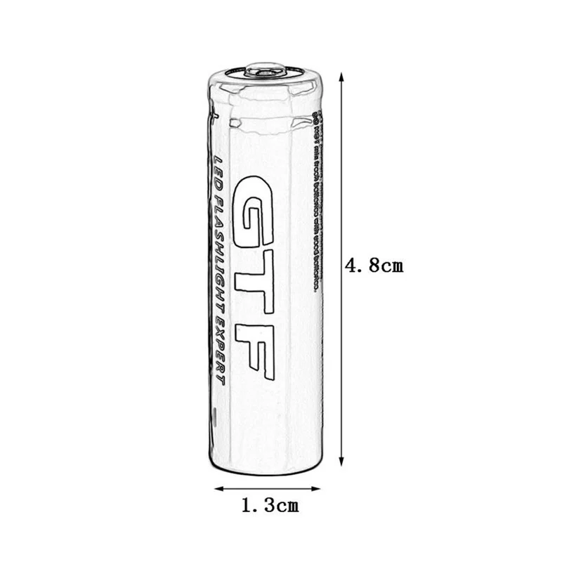 GTF 14500 3,7 V 2300mAh литий-ионный аккумулятор для фонарика, фонарь, электронный продукт, 14500 литиевые аккумуляторные батареи, Прямая поставка