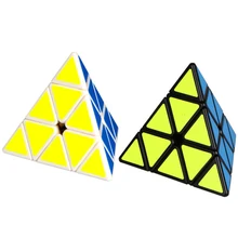 1 шт. Qiyi треугольная пирамида магический куб 3x3x3 Кубик-головоломка для детей игрушки подарок развивающая игрушка