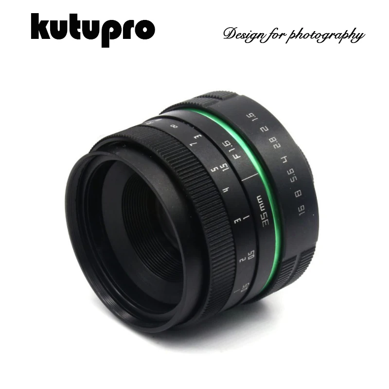 35 мм F1.6 ручной широкоугольный объектив + C NEX/NX/M4/3 Macro Len для Canon Nikon Sony Fujifilm Pentax Samsung