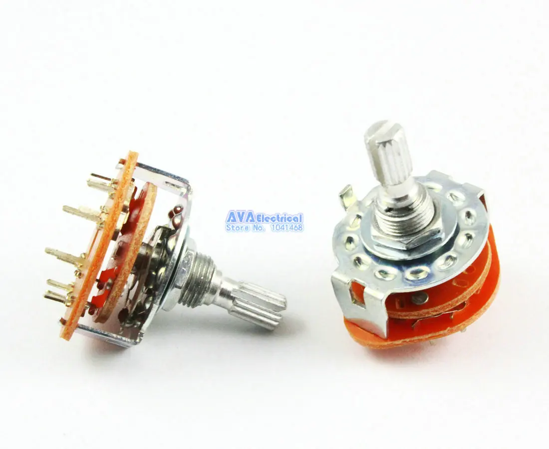 Selector de interruptor de banda de canal, 12 polos, 4 posiciones, 2P4T|selector rotary switch|selector switch - AliExpress