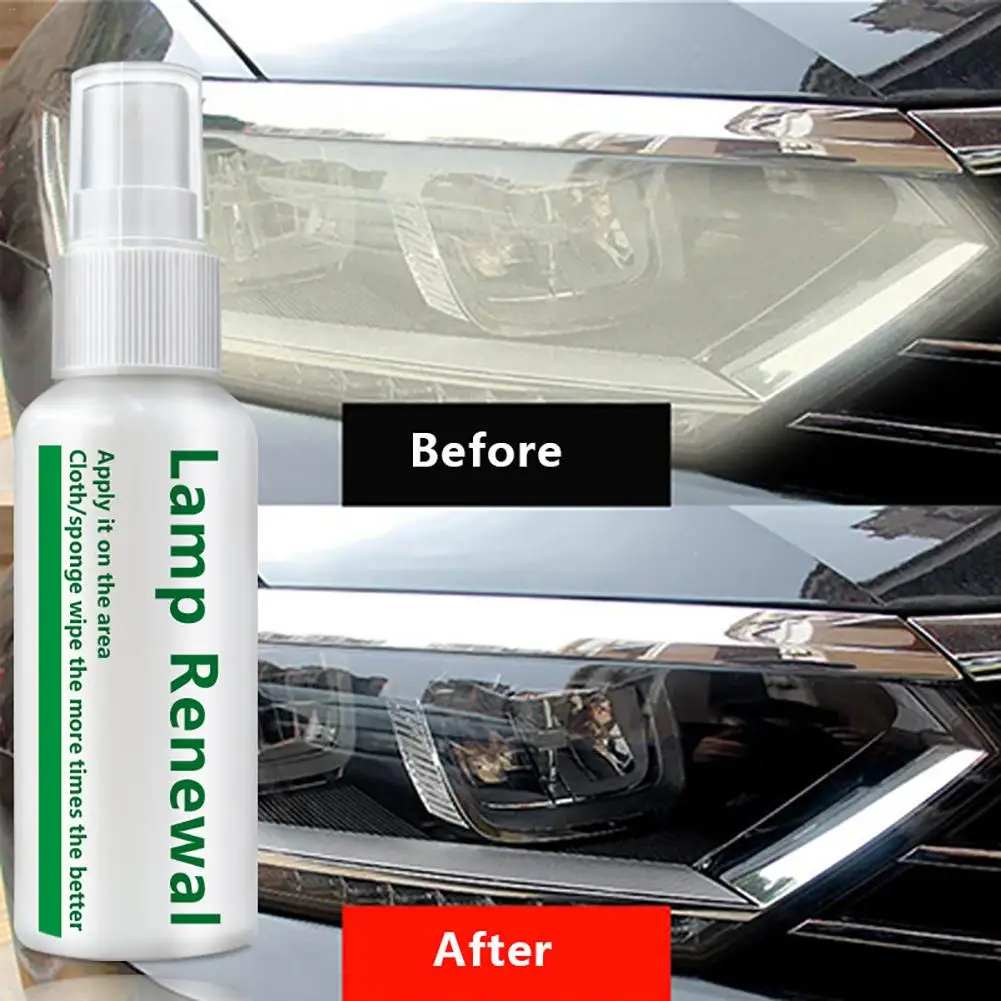 

New 2019 20ml/50ml Car Liquid Headlight Retreading Agent Lamp Repair Essence For Scratches Yellowing Oxidation Blurred