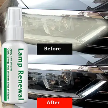 

New 2019 20ml/50ml Car Liquid Headlight Retreading Agent Lamp Repair Essence For Scratches Yellowing Oxidation Blurred