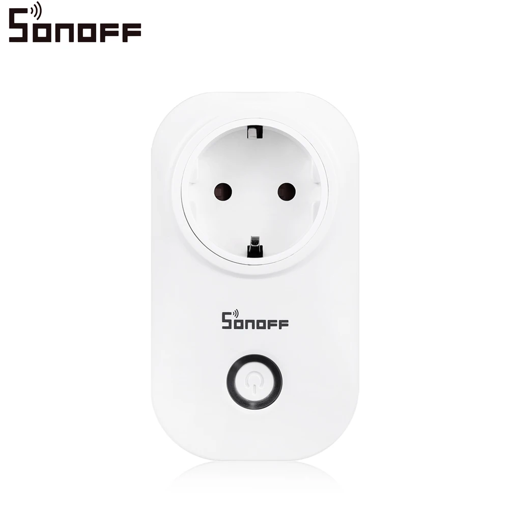 Sonoff S20 UK/EU/US Plug Wireless WiFi Smart Socket Power Sockets For Home Switch Work With Alexa IFTTT Google home | Электроника