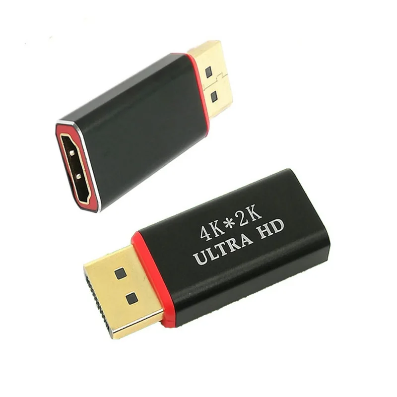 4K display port DP to HDMI адаптер для мужчин и женщин конвертер Дисплей Порт DP к HDMI адаптер Ultra HD разрешение для HDTV PC