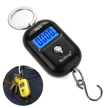 Мини-цифровые электронные весы для багажа, вес 25 кг, ЖК-дисплей, портативный чемодан для путешествий, сумка, весы, баланс веса, ручной