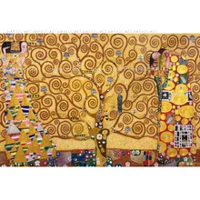 Wall Art Pictures aritist hand painted Klimt Canvas Painting Klimt Golden Tree painting Wall art home decoration for living room klimt