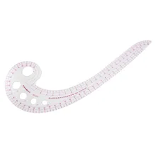 1 Pc Sewing Tools Soft Plastic Comma Shaped Curve Ruler Styling Design Ruler French Curve
